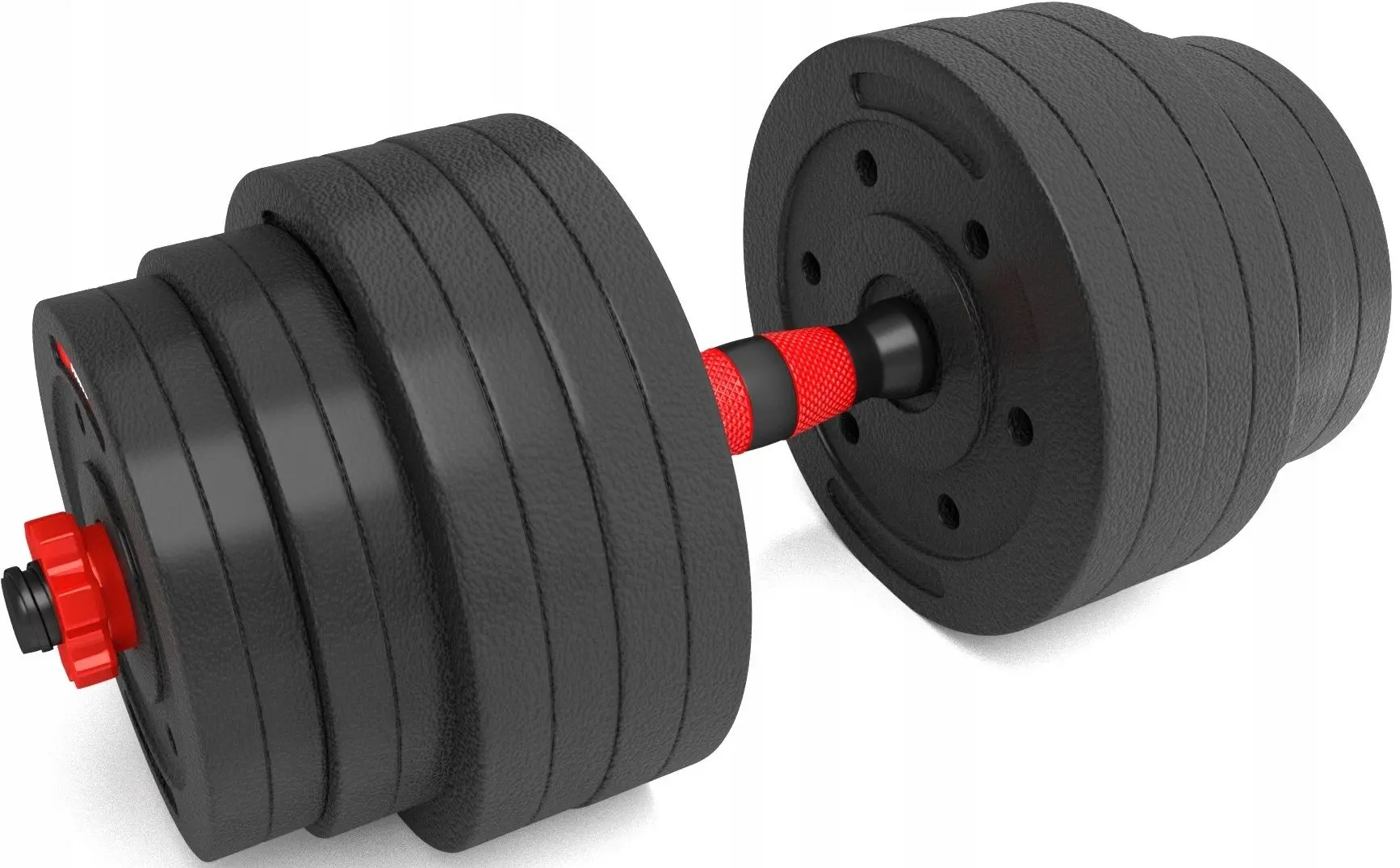 Гантели-штанга 2в1 HMS SGP40 40кг (Black/Red) - 6