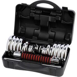 Gantere-haltera 2in1 in diplomat HMS STC30 2x15kg (Chrome)