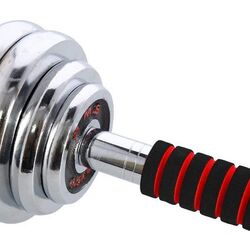 Gantere-haltera 2in1 in diplomat HMS STC30 2x15kg (Chrome) Thumb