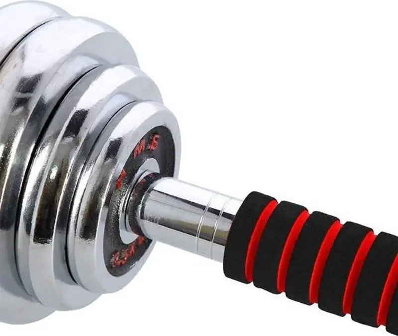 Gantere-haltera 2in1 in diplomat HMS STC30 2x15kg (Chrome)