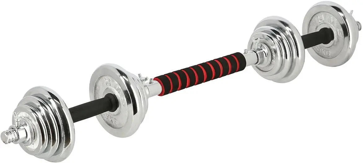 Gantere-haltera 2in1 in diplomat HMS STC30 2x15kg (Chrome)