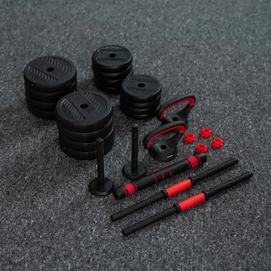 Гантели-штанга 6в1 HMS SGN140 (Black/Red) - 2