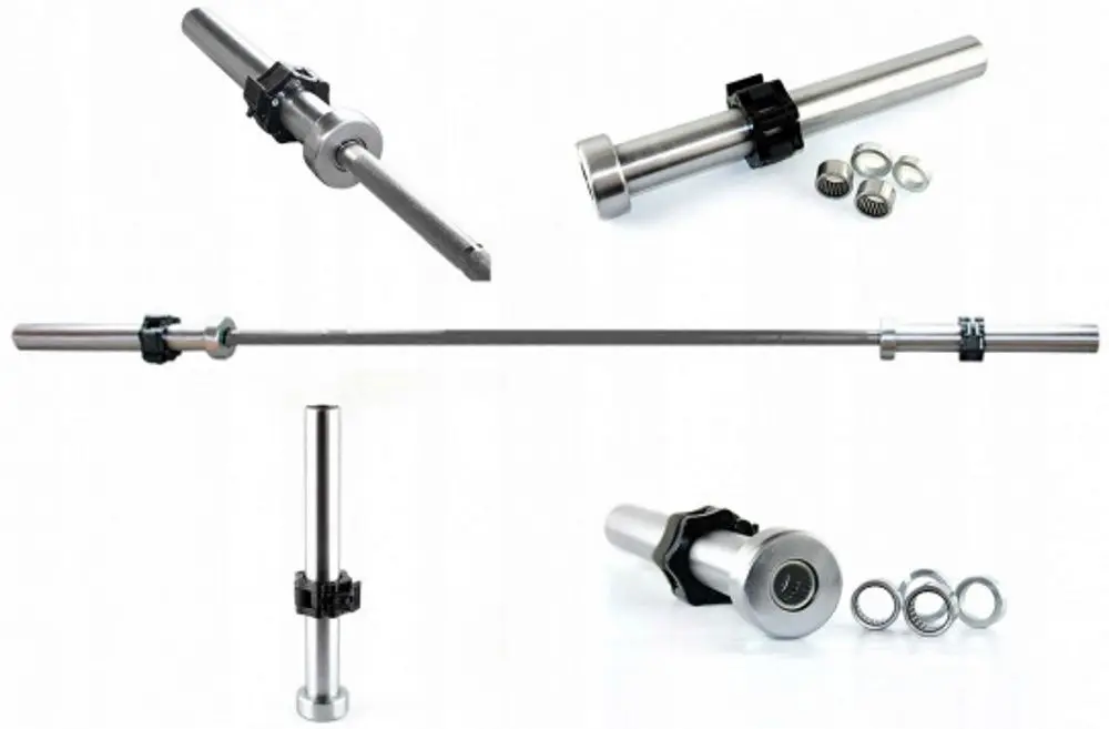 Гриф олимпийский HMS GO700 220cm (Chrome) - 4