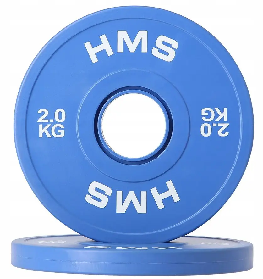 Комплект обрезиненных дисков HMS CBRS20 2x2.0 kg (Blue)