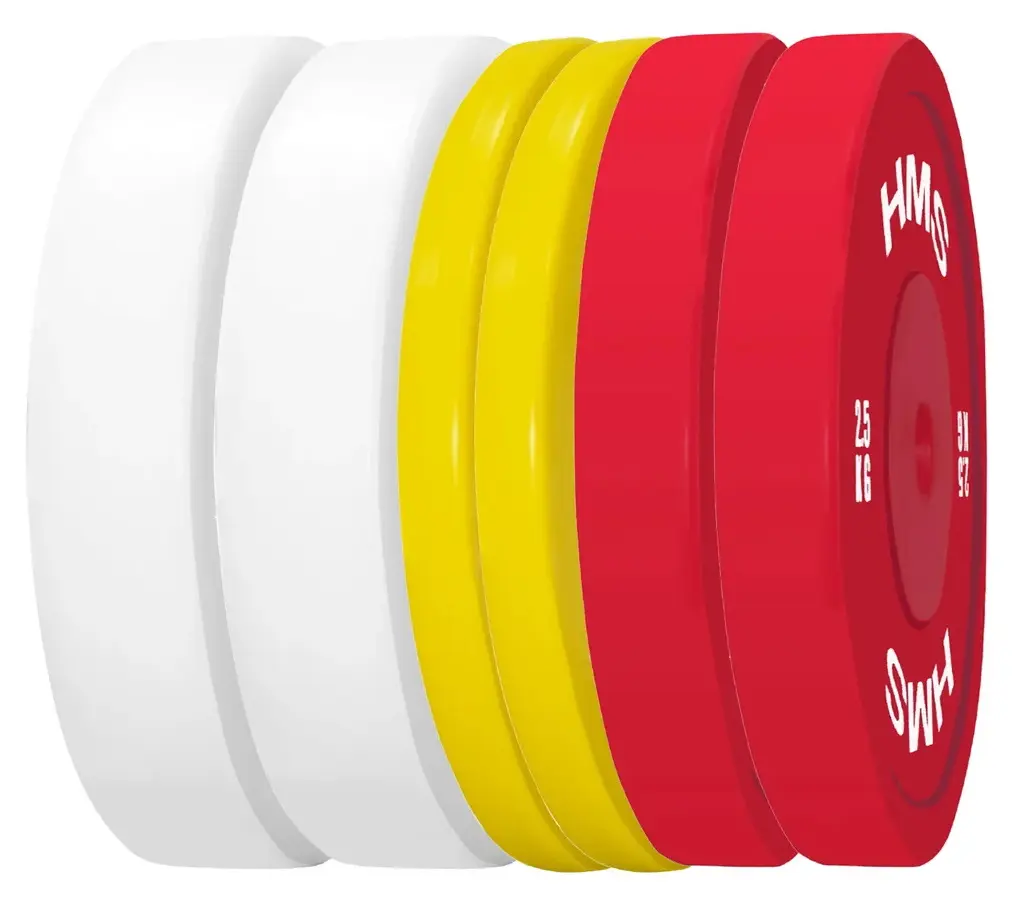 Набор дисков HMS Olympic 18kg (Yellow/Red/White) - 2