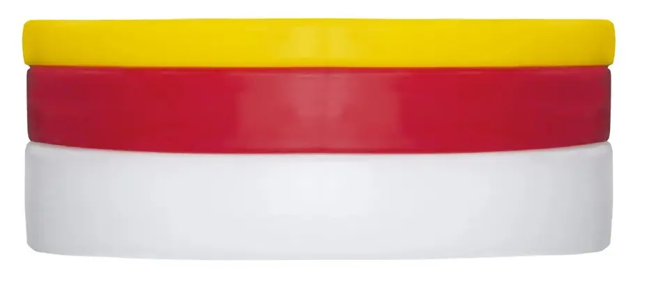 Набор дисков HMS Olympic 18kg (Yellow/Red/White) - 3