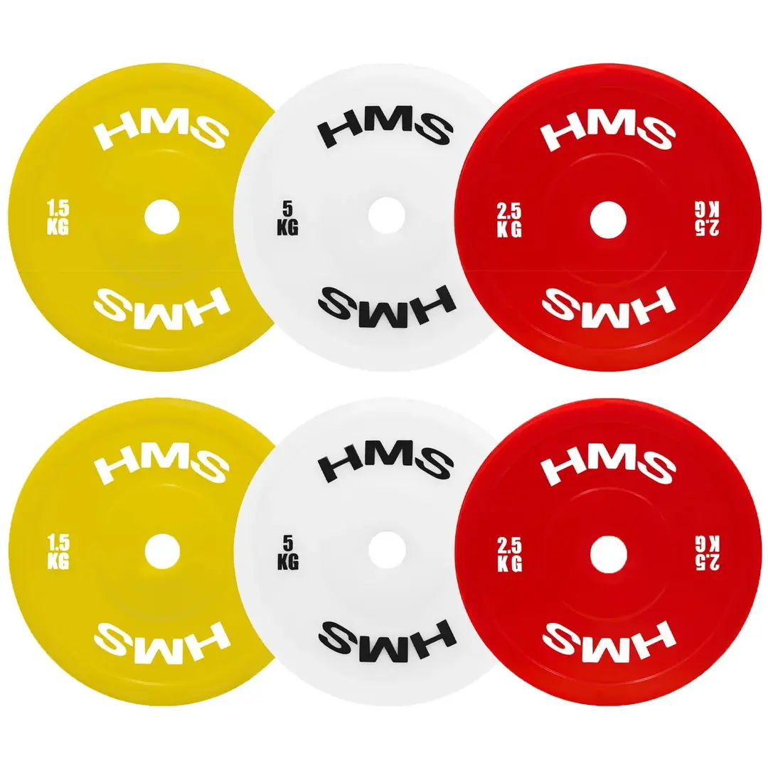 Набор дисков HMS Olympic 18kg (Yellow/Red/White)
