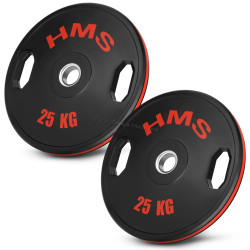 Набор дисков HMS TOG25 2x25kg (Black/Red)