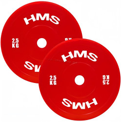 Набор дисков HMS TPP02 Cymbal PE 2x2.5kg (Red)