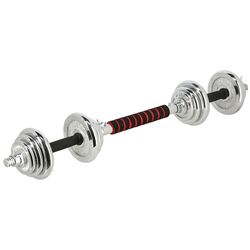 Set gantere HMS STC21 21kg (Black/Chrome) Thumb