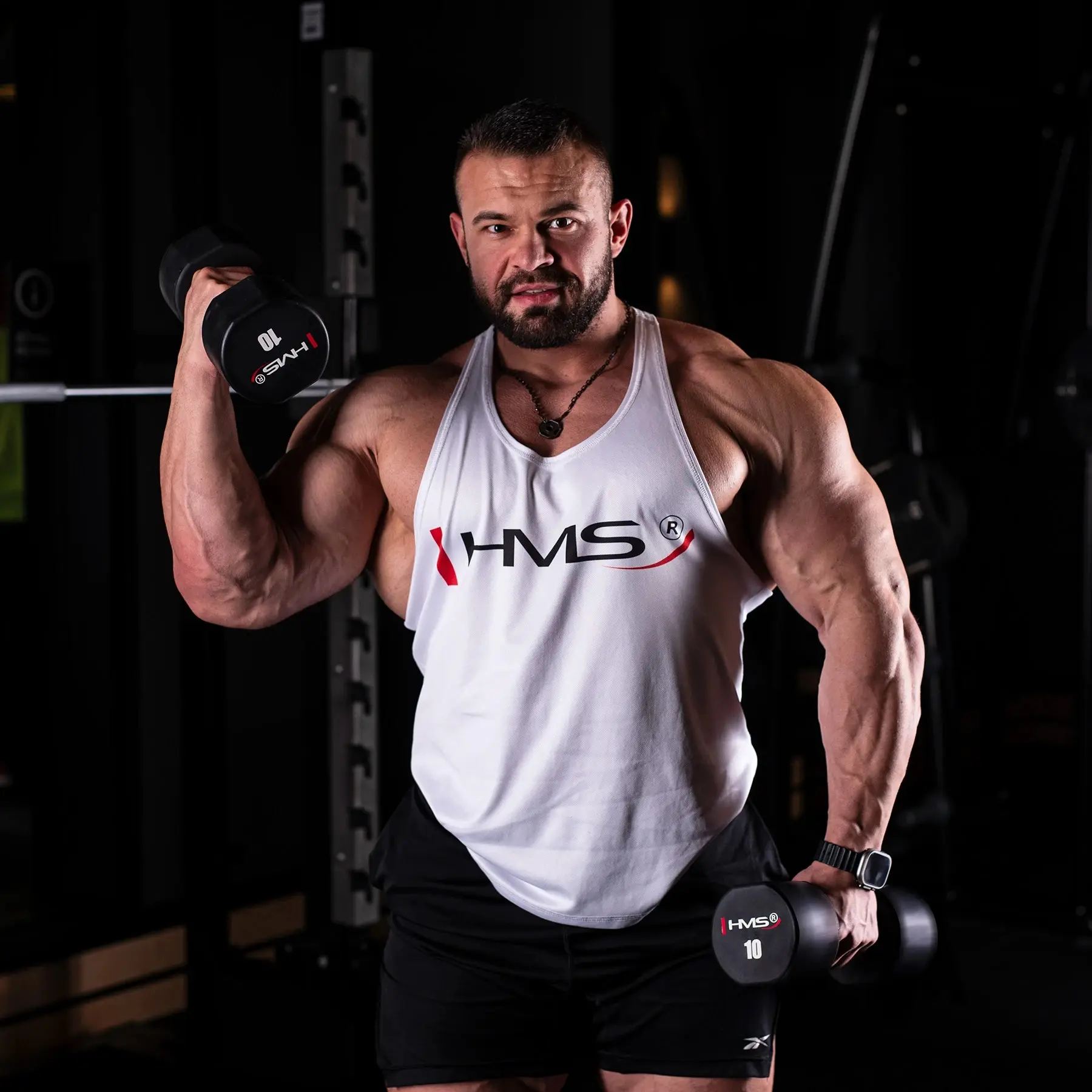 Set gantere HMS HPT 2х2kg (Black) - 6