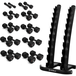 Набор гантелей HMS HPT + STR37 110kg (Black) Thumb