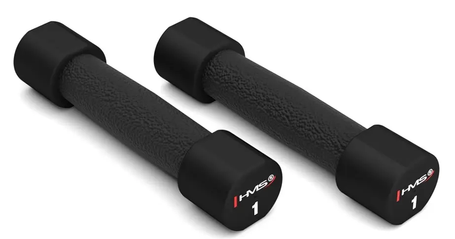 Set gantere HMS HPT01 2х1kg (Black)