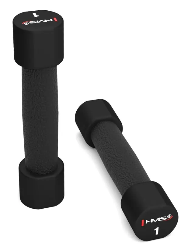 Set gantere HMS HPT01 2х1kg (Black)