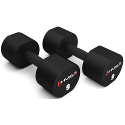 Набор гантелей HMS HPT09 2х9kg (Black) Thumb