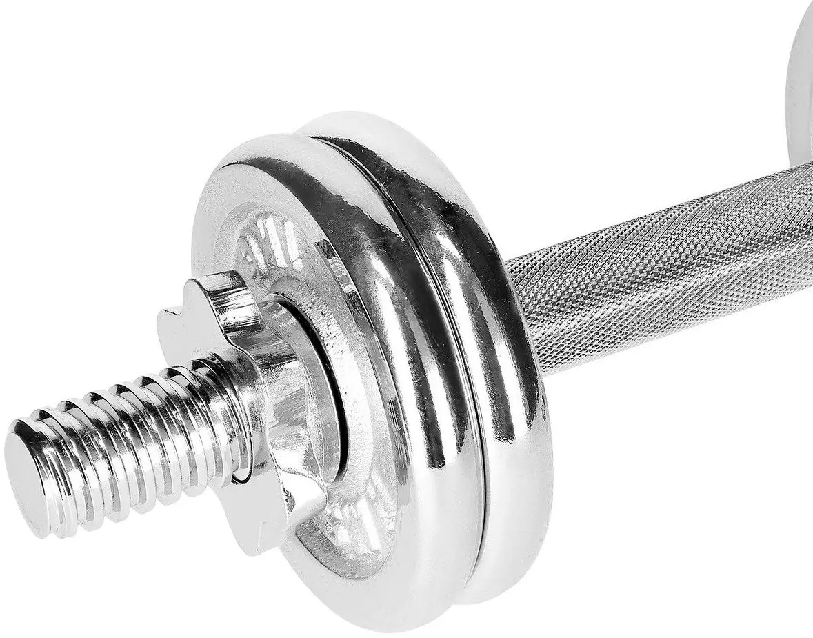 Set gantere in diplomat HMS STC15 2х7.5kg (Grey/Chrome) - 7