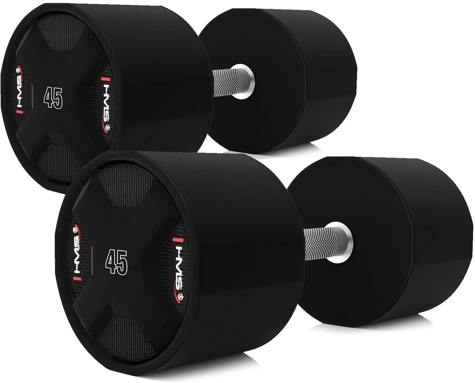 Set gantere HMS CPU 2х40-50kg (Black) - 4