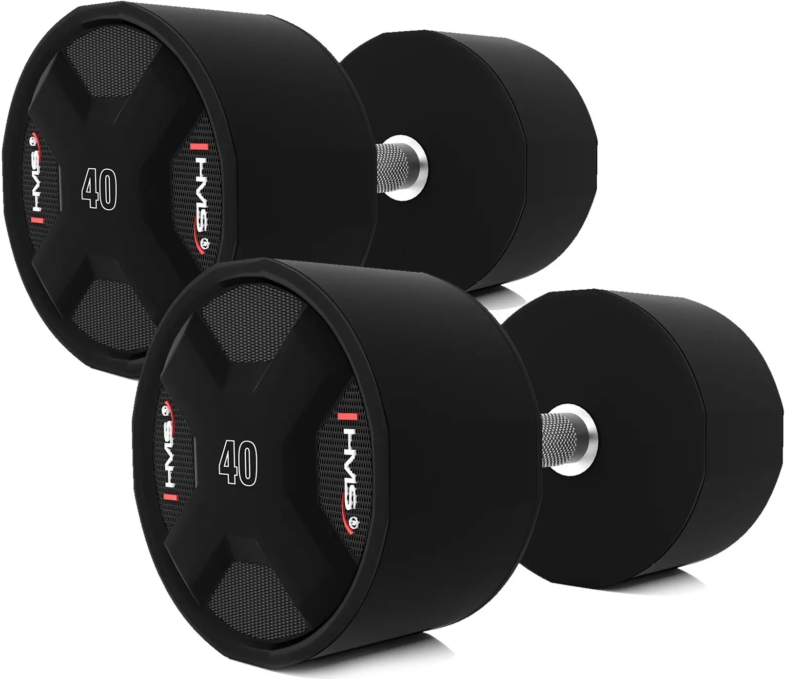 Set gantere HMS CPU 2х40-50kg (Black) - 5