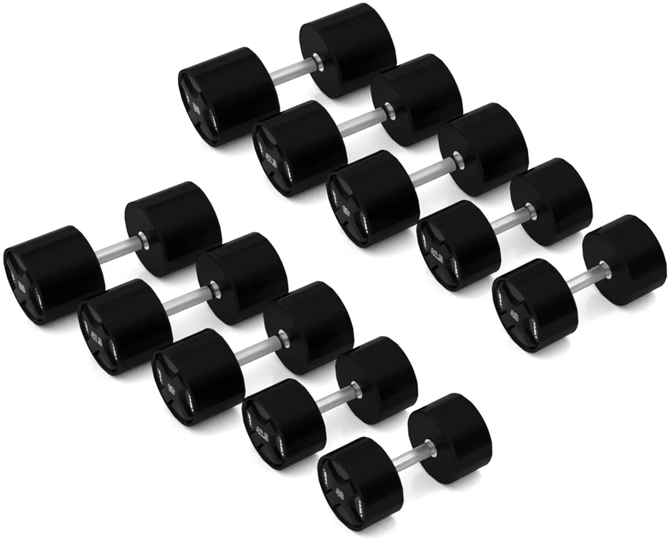 Set gantere HMS CPU 2х40-50kg (Black)