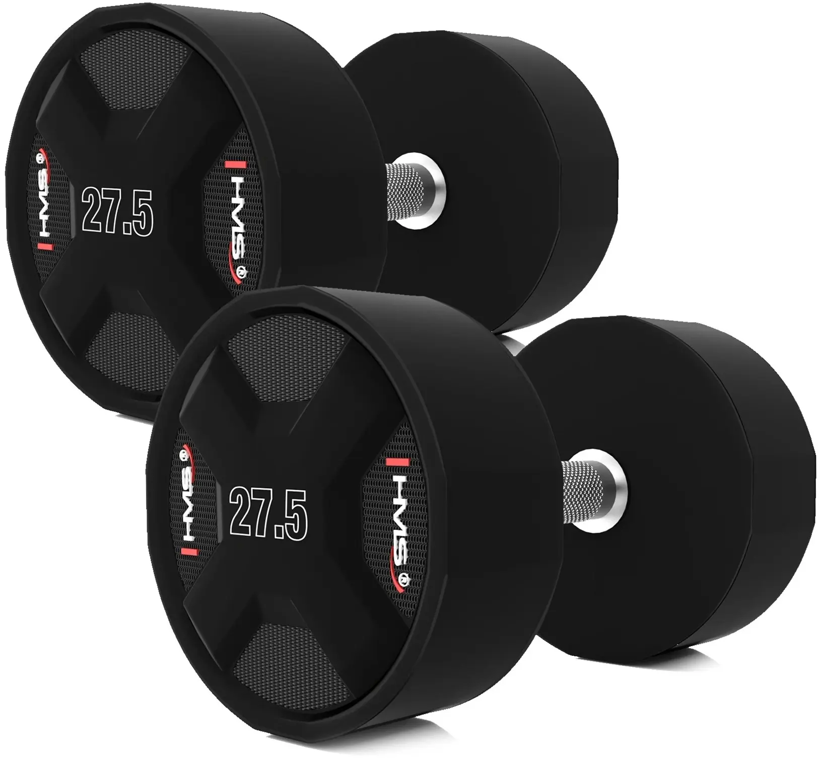 Набор гантели HMS CPU 2x27.5-37.5kg (Black) - 4