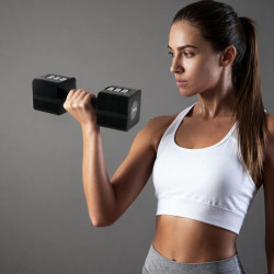 Set gantere HMS HL02 2x5kg (Black) Thumb