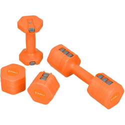 Set gantere HMS HL03 2x2.5kg (Orange) Thumb