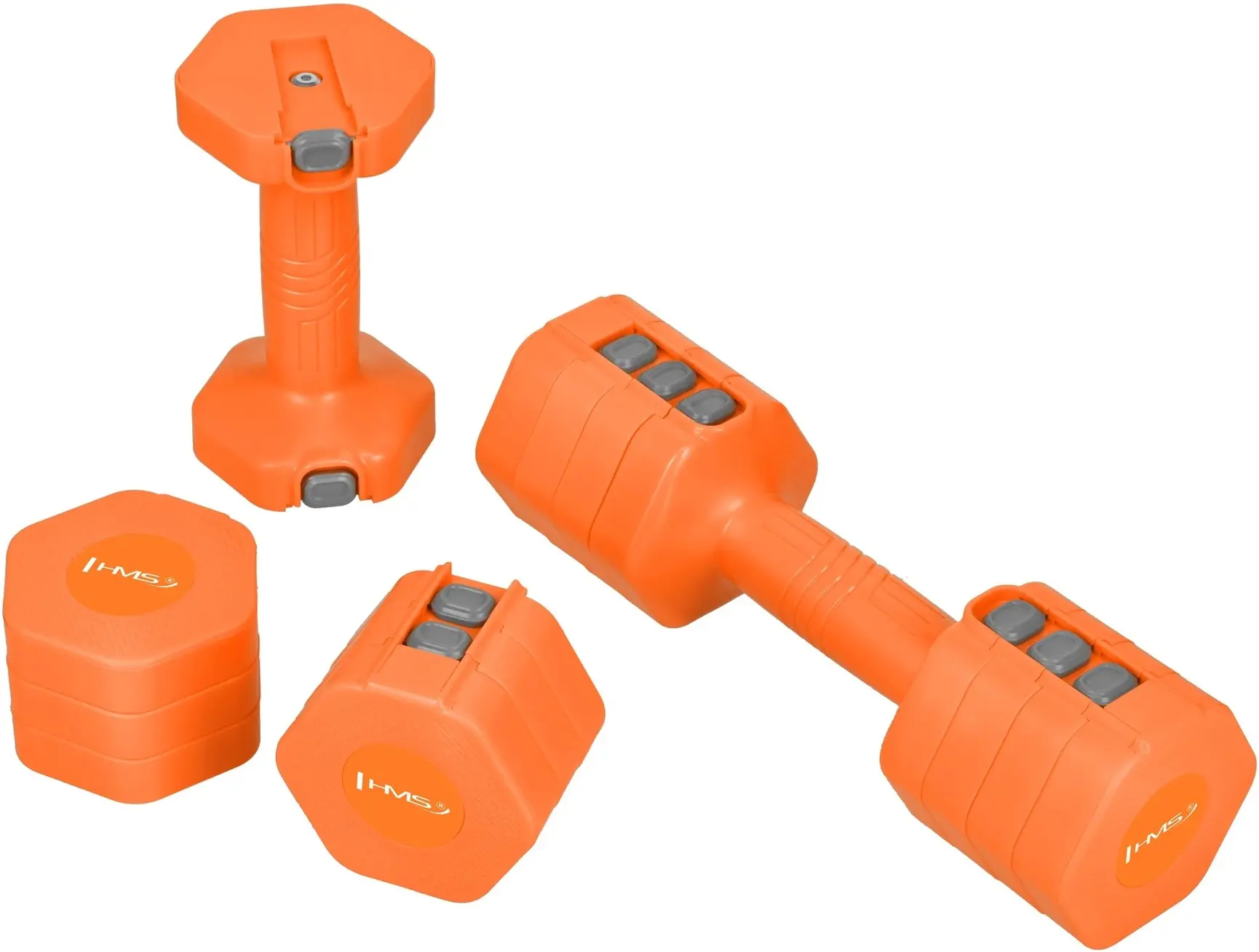 Set gantere HMS HL03 2x2.5kg (Orange) - 2
