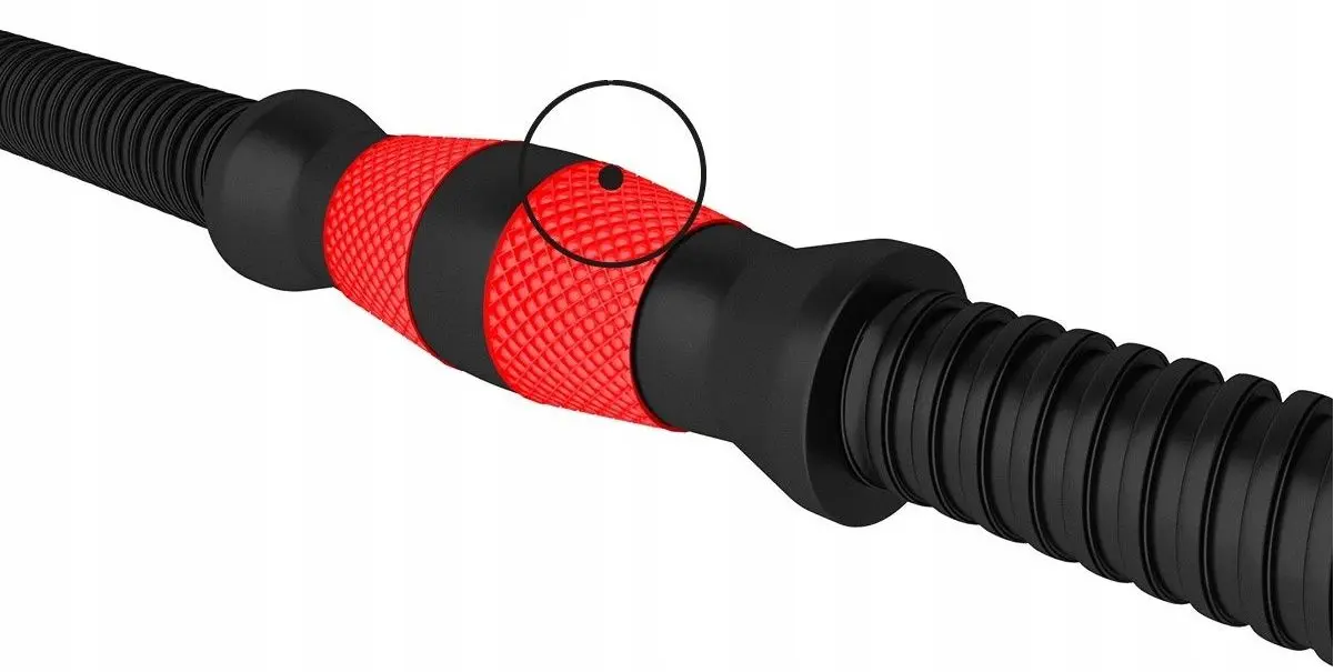 Set gantere-haltera 2in1 HMS SGP20 20kg (Black/Red)