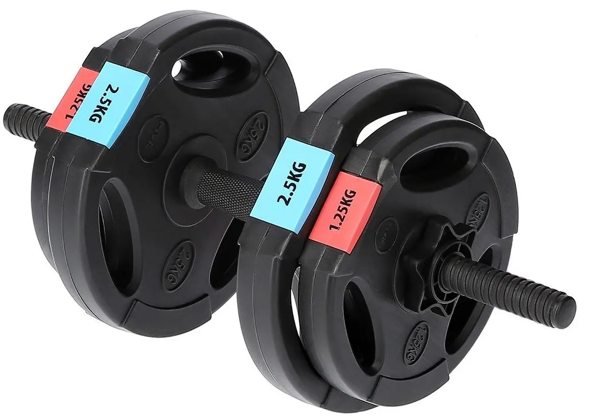 Набор гантели-штанга 2в1 HMS SGSP60 62kg (Black)