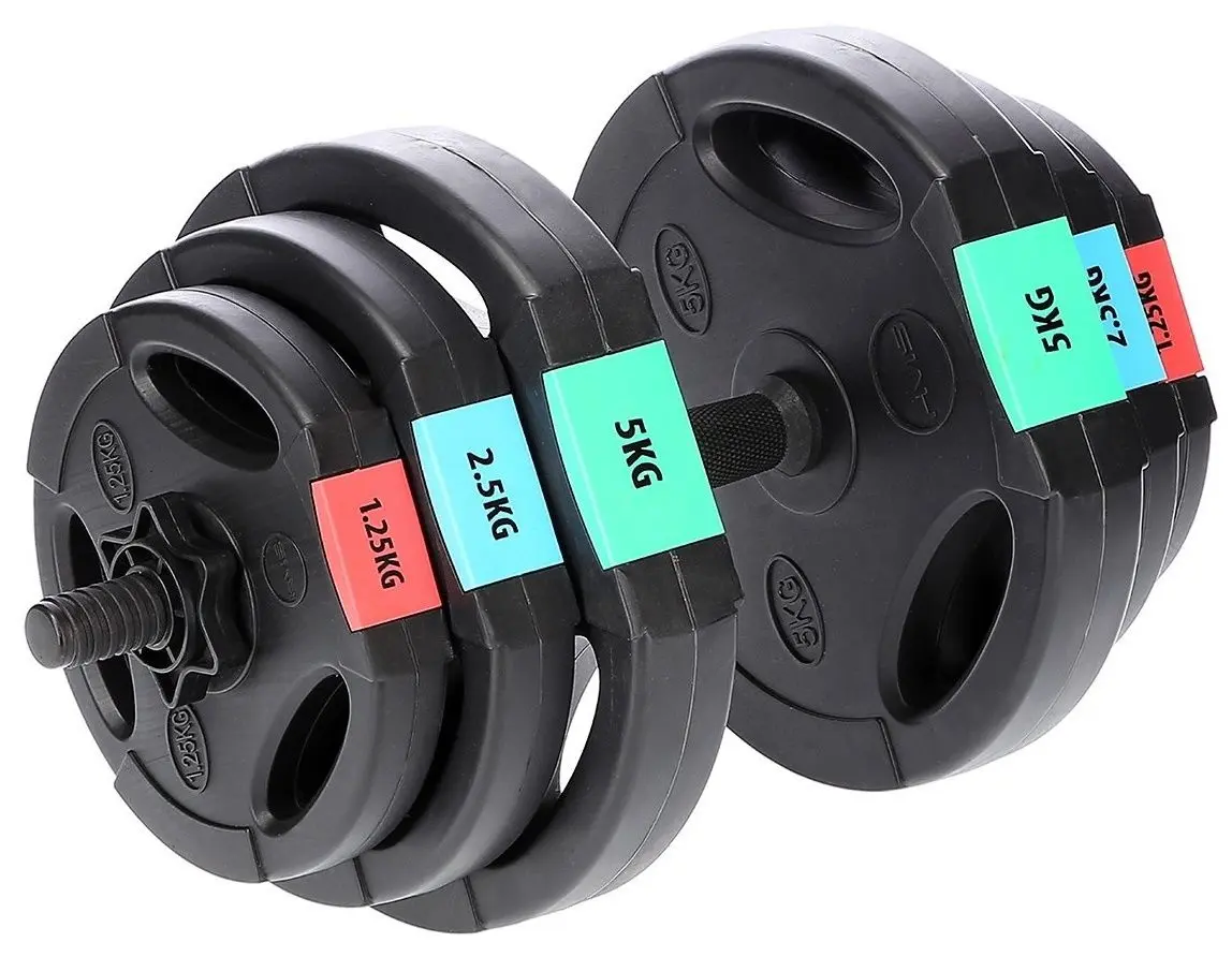 Набор гантели-штанга 2в1 HMS SGSP60 62kg (Black)