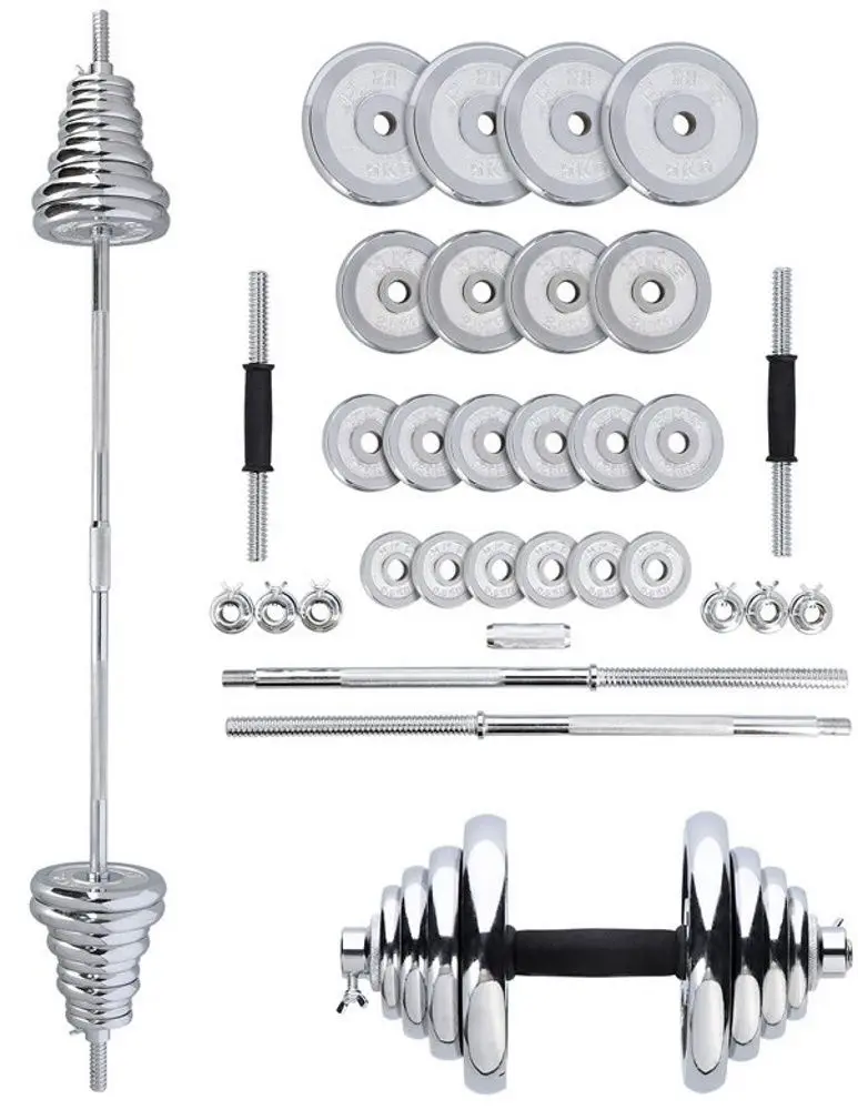 Набор гантели-штанга 2в1 HMS STC50 2х25kg (Black)