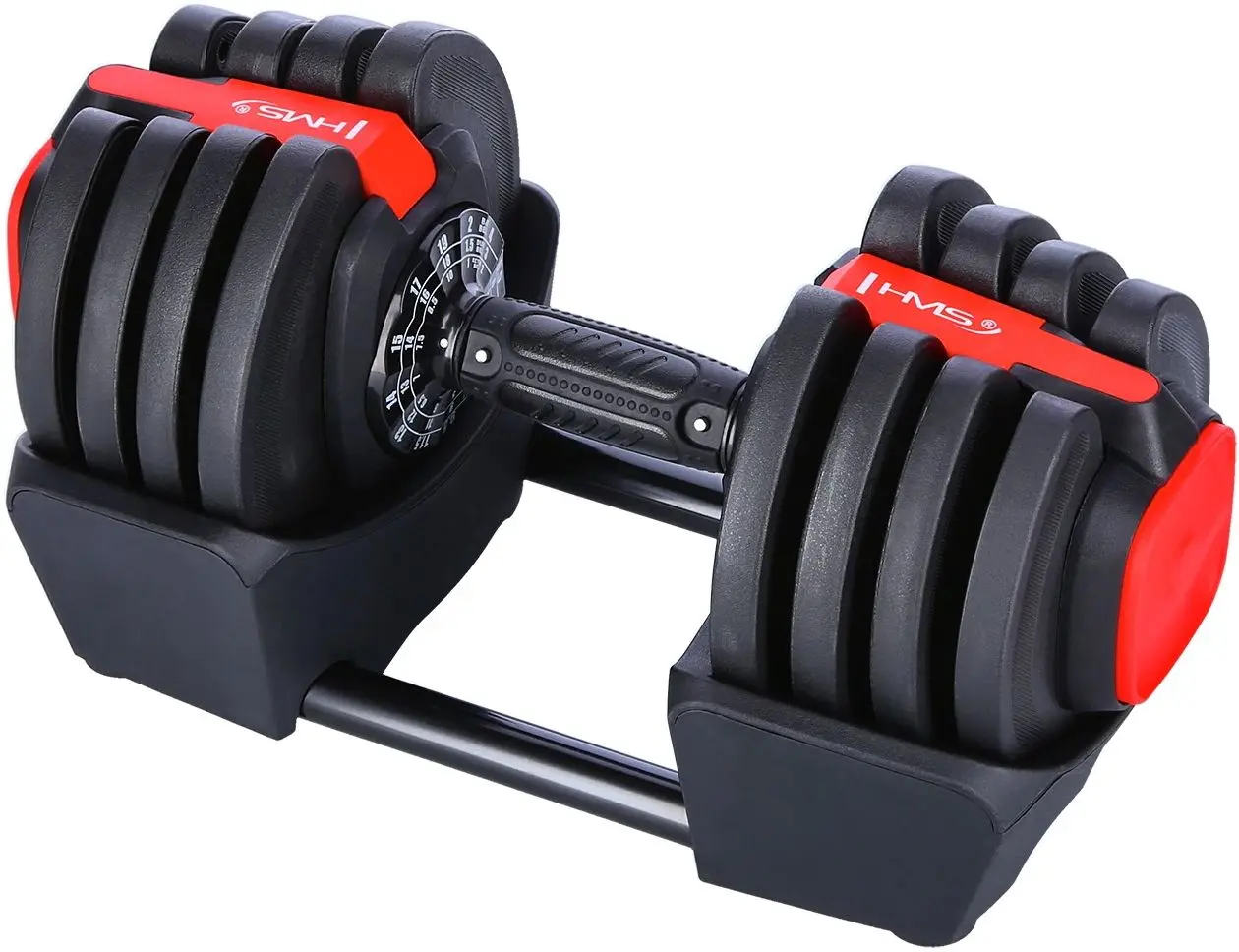 Набор гантели + штанга + гири 3в1 HMS SGR18 (Black/Red)