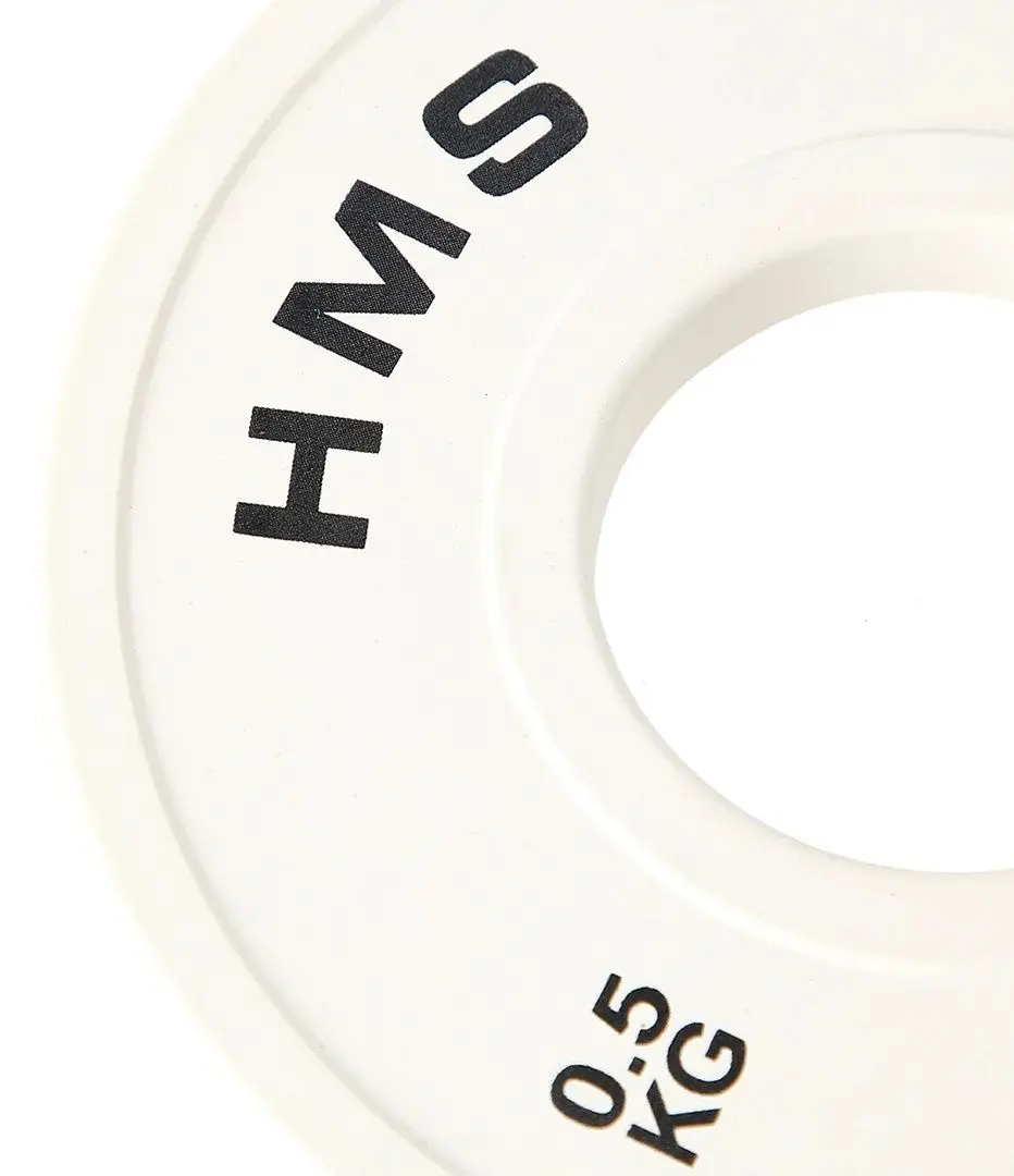 Набор олимпийских дисков Hms CBRS05 2x0.5kg (White) - 3