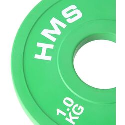 Набор олимпийских дисков Hms CBRS10 2x1kg (Green) Thumb