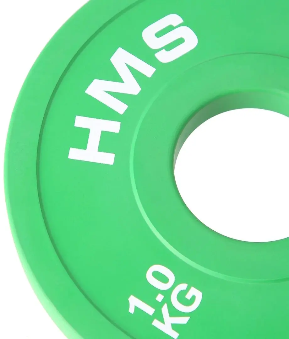 Набор олимпийских дисков Hms CBRS10 2x1kg (Green)