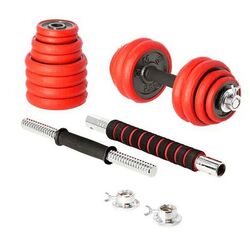 Набор штанги и гантелей HMS SGGx30 30kg (Black/Red) Thumb