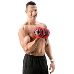 Набор штанги и гантелей HMS SGGx30 30kg (Black/Red) Thumb