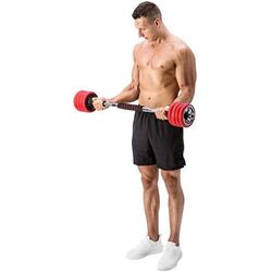 Набор штанги и гантелей HMS SGGx30 30kg (Black/Red) Thumb