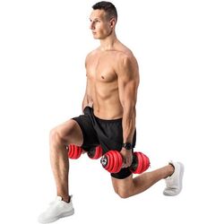 Набор штанги и гантелей HMS SGGx30 30kg (Black/Red) Thumb