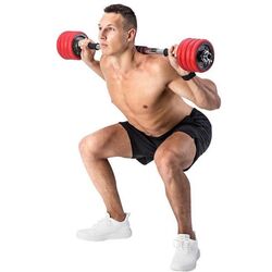 Набор штанги и гантелей HMS SGGx30 30kg (Black/Red) Thumb