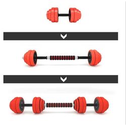 Набор штанги и гантелей HMS SGGx30 30kg (Black/Red) Thumb