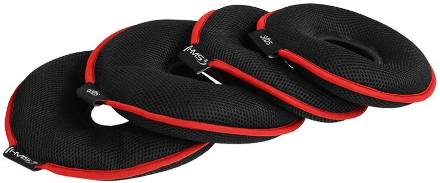 Greutate reglabila HMS KRM20 0.6-8.75 kg (Black/Red)