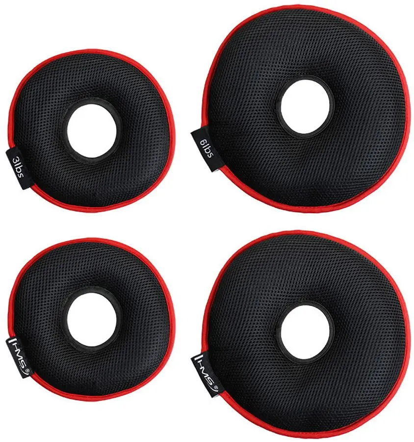 Greutate reglabila HMS KRM20 0.6-8.75 kg (Black/Red)