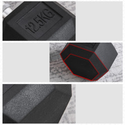 Гантель Homcom A91-020V01 12.5kg (Black) Thumb
