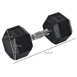 Gantera Homcom A91-021V01 15kg (Black) Thumb