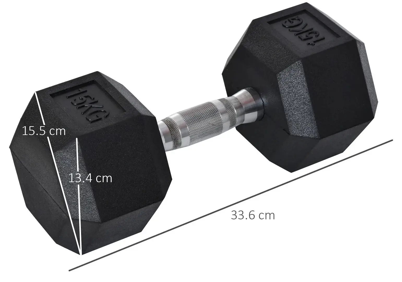 Gantera Homcom A91-021V01 15kg (Black)