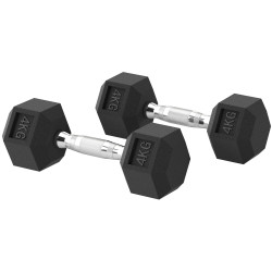 Гантели Homcom A91-015V01 2x4kg (Black) Thumb