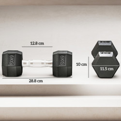 Гантели Homcom A91-017V01 2x6kg (Black) Thumb