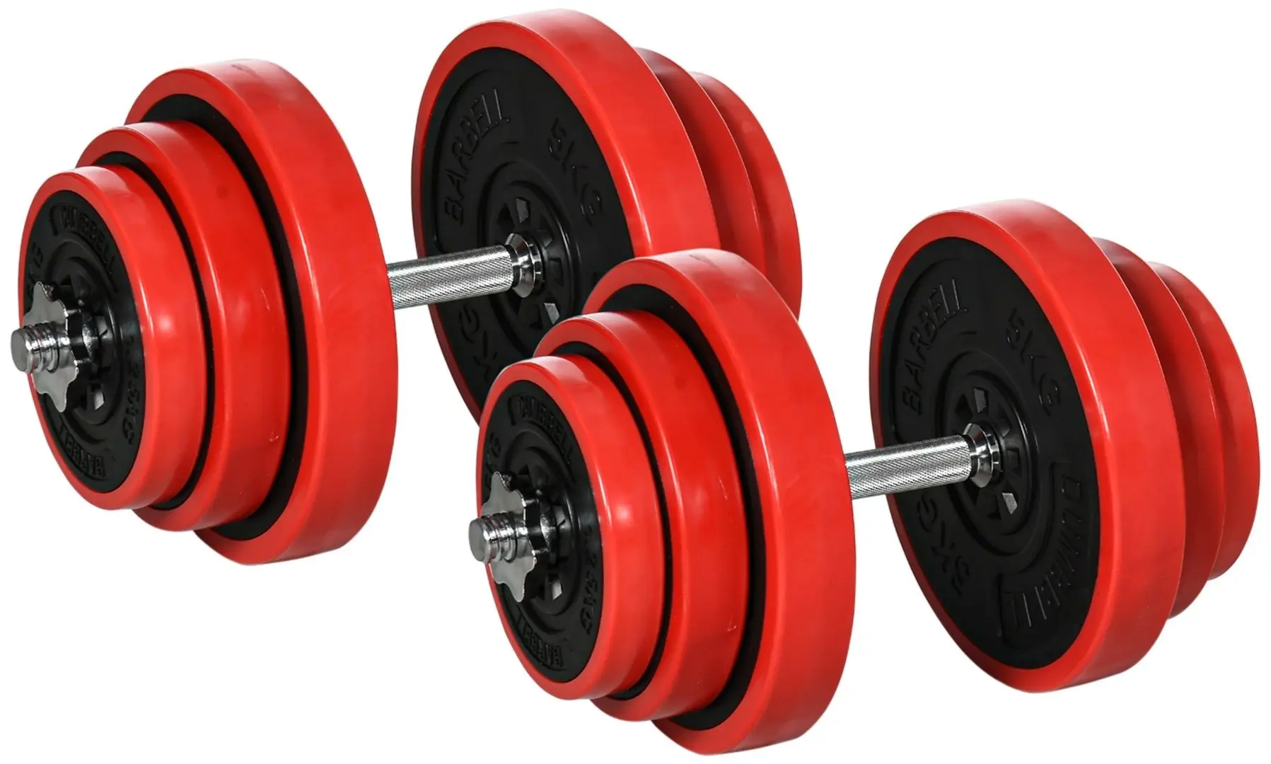 Гантели регулируемые Homcom A91-239V00RD 2x20kg (Red)
