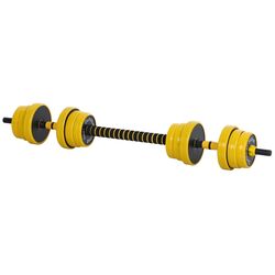 Gantere-haltera 2in1 Homcom A91-088 20kg (Yellow/Black) Thumb